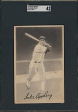 1939 R303-B Goudey Premiums Luke Appling HOF SGC 4 VG-EX Black & White