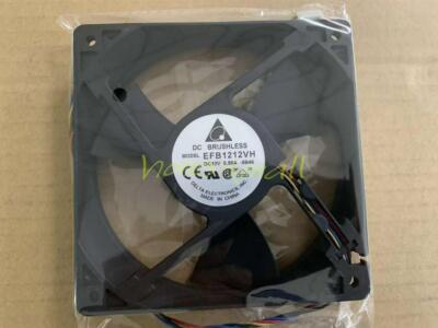1PC For Delta EFB1212VH 12V 0.58A 12CM 12025 four-wire temperature control fan