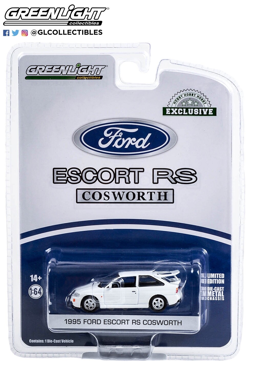 Greenlight Ford Escort Rs Cosworth 1995 1:64 30379