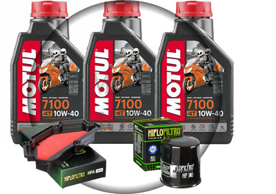 Kit Tagliando Kawasaki Z650 2017 - 4L Olio 10W40 + Filtro Olio HIFLO HF303 - Foto 3