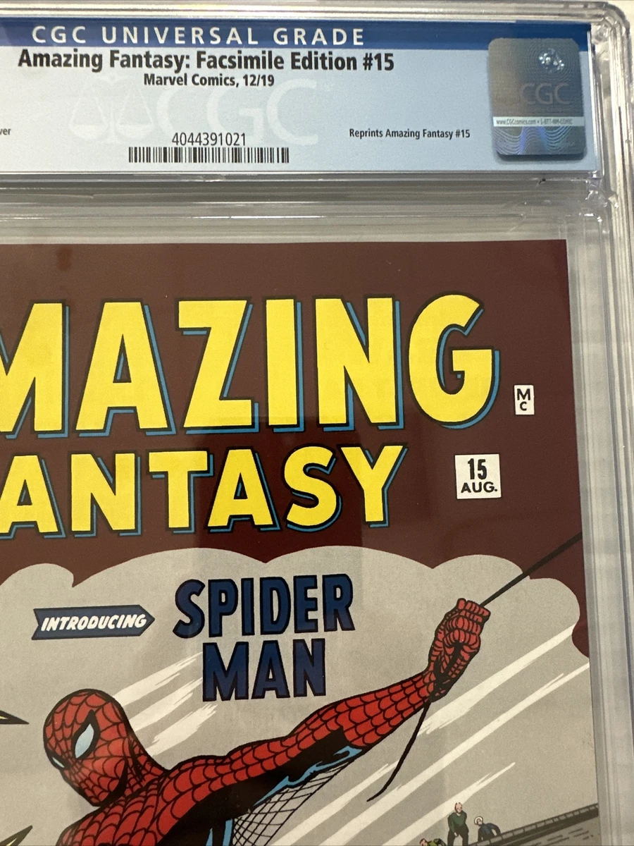 AMAZING FANTASY #15 FACSIMILE EDITION / 1ST APP SPIDER-MAN (MARVEL, 2019) NM