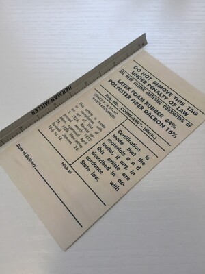 Eames Time Life chair 1960's (60-64) restoration Label