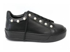 TWINSET Black Pearl Sneaker 8-8.5 US 39 NEW P...