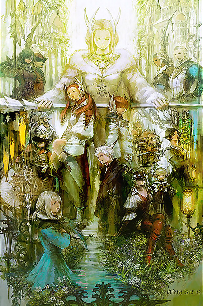 Final Fantasy XIV Heavensward Art PS3 PS4 XBOX 360 POSTER MADE IN
