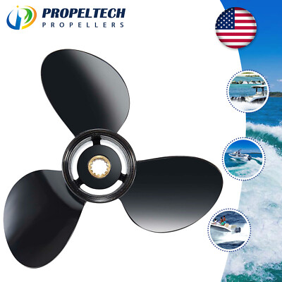 Prop 12 x 17Pitch Aluminum Boat Propeller For Evinrude Outboard 40-75HP 13 Tooth