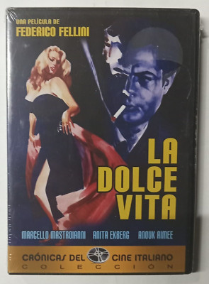 LA DOLCE VITA, MOVIE BY FEDERICO FELLINI, MEXICAN DVD, STILL SEALED, DRAMA