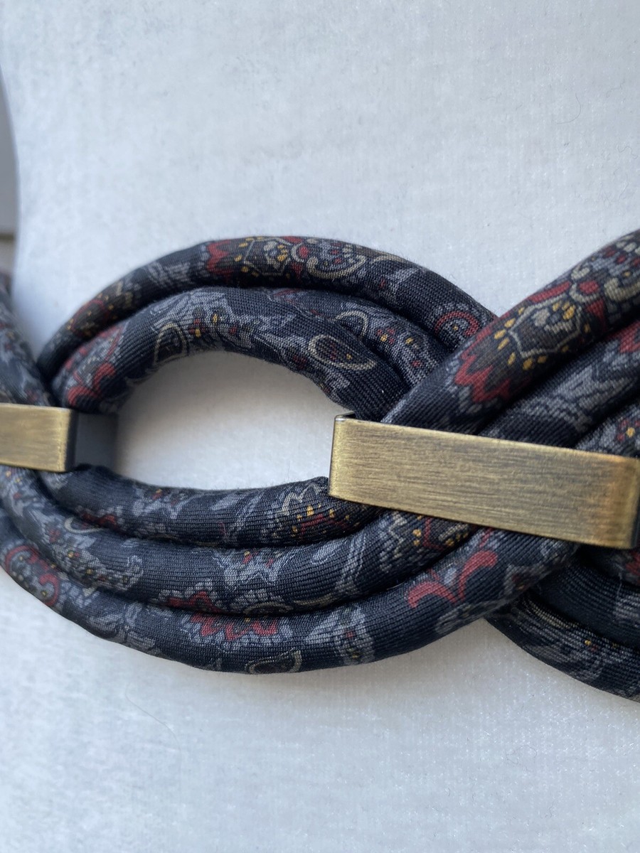 Vintage Ginnie Johansen Designs Dallas Women’s Boho Belt, Silk Vintage Ginnie Johansen Designs Dallas Belt - Made in USA  main image 4