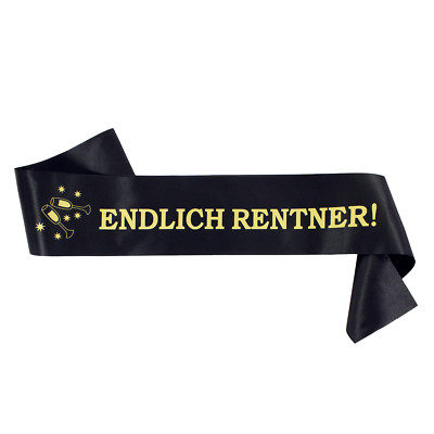 Ruhestand Schärpe & Haarreif Set – Perfekte Accessoires Für Die Pensionierungsfeier