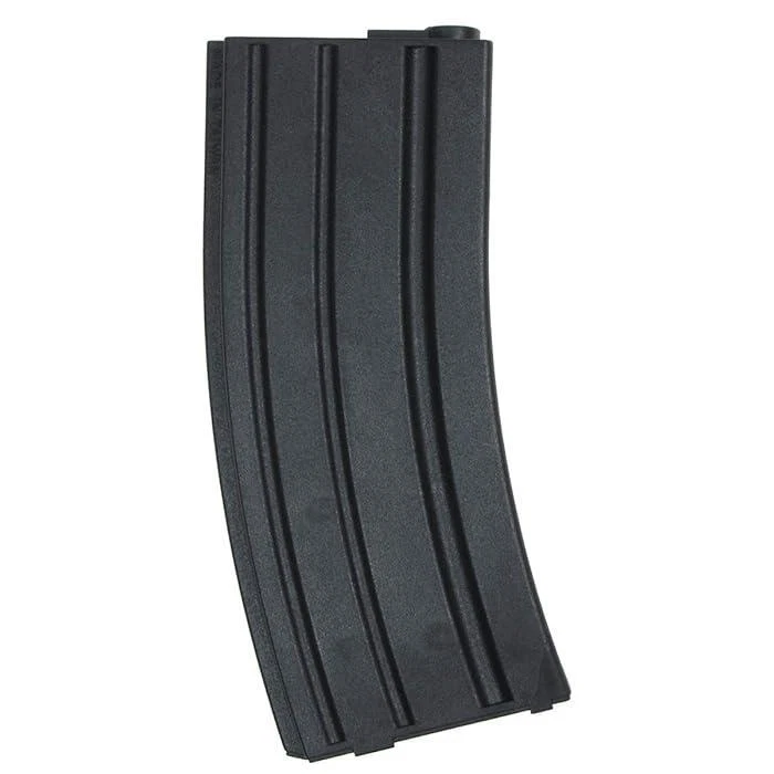 Cargador de Airsoft SRC Mid-Cap SR4 y 16 140 paquete redondo de 5 con cargador de velocidad - negro Foto 2 de 4
