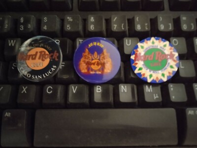 3 hard rock cafe  PIN (Nadel) Siehe Bild
