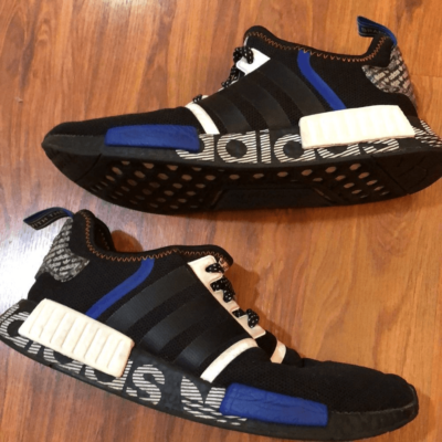 adidas gazelle silver green womens Adidas NMD R1 Boost Print White Black Red main image 1