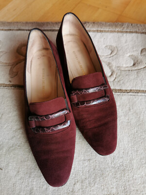 Riviera del Brenta Damen Pumps / Leder / Gr. 39 / Weinrot