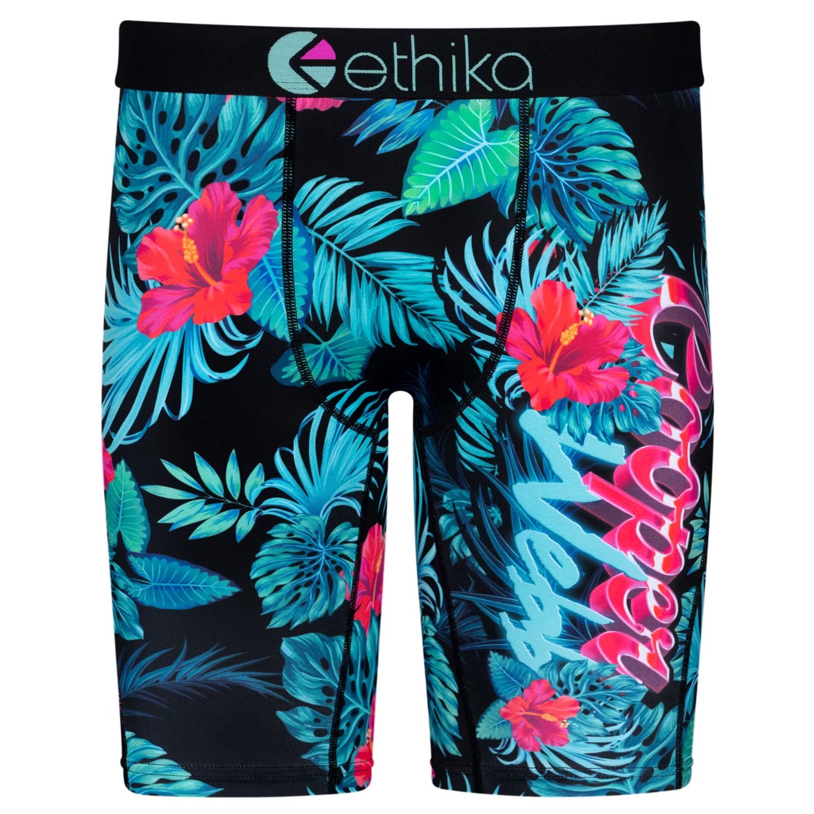 Ethika Men's MID Boxer Briefs - Wild Horizon Print, 6" Inseam, Ultra Soft Modal Blend - View #3