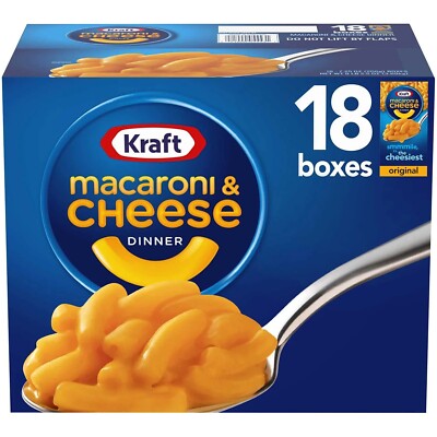 Kraft Original Flavor Macaroni and Cheese - 7.25oz (18 Count) (Free Shipping)