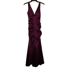 Vintage Y2k Formal Mermaid Dress Sz 4 XSCAPE Sleeveless V-Neck NWT