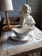 RARE - SARREGUEMINES  modèle copenhague - SAUCIER SAUCIERE