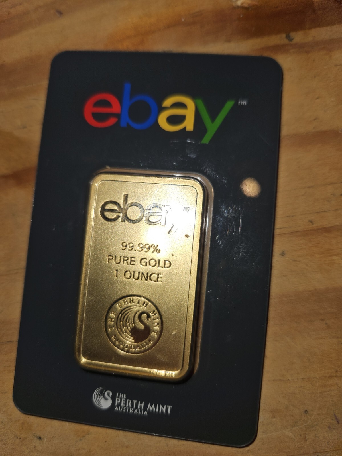 1 ounce gold bar eBay