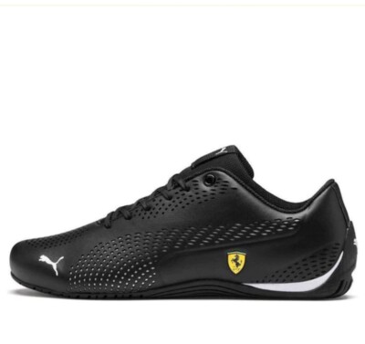 PUMA Scuderia Ferrari Drift Cat 5 Black Men Shoes Size 8.5 (41)