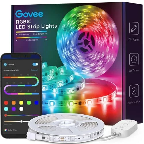 LED Strip Lights RGBIC Dreamcolor Govee APP Control Bluetooth 16.4ft