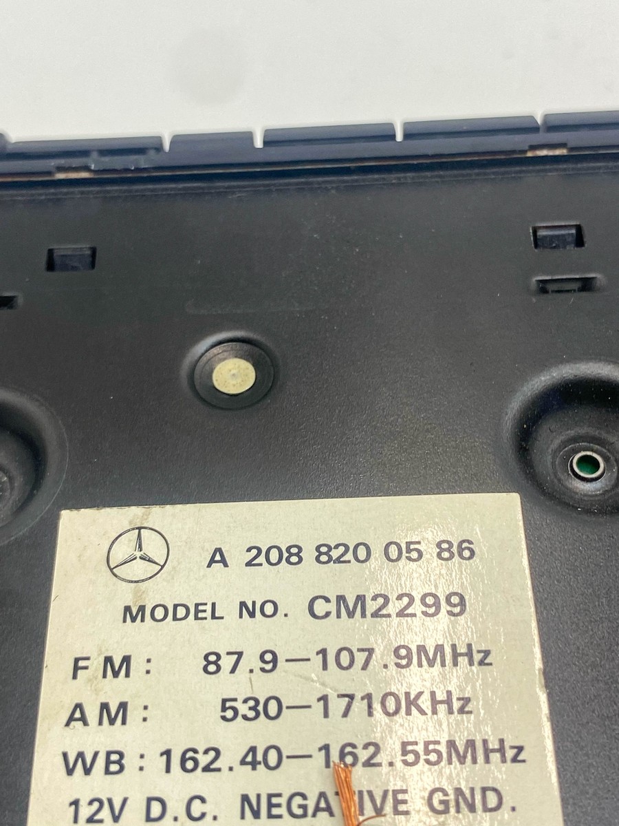 MERCEDES-BENZ SL R129 Radio Kassette A2088200586 SL500 Bj.1998