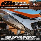 NEW OEM KTM HUSQVARNA AKRAPOVIC "SLIP-ON LINE" EXHAUST 350 450 SX-F XC-F 2024