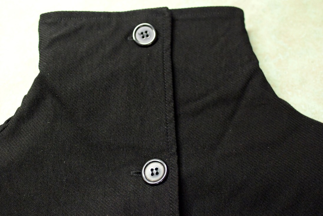 Blanque Black Button Up Stretch Twill Viscose Ble… - image 11