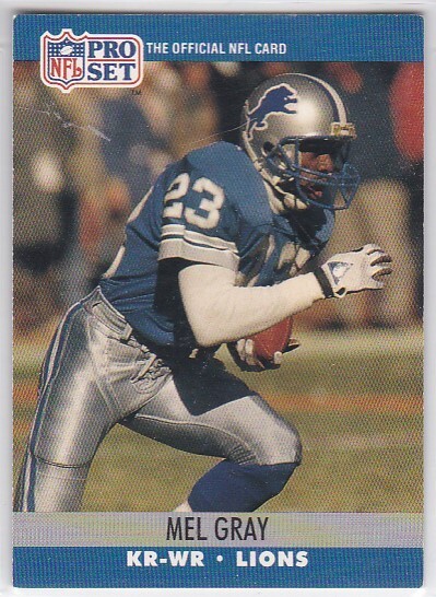 M) 1990 Pro Set Football Trading Card Mel Gray #497