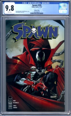 Spawn #335 Variant Cover CGC 9.8 Image Comics 2022 1st Print Todd McFarlane