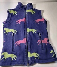 Childrens Wrangler Vest With Horses Bounding 80 Cotton