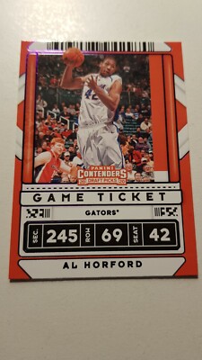 Panini 2020 Contenders Draft Picks Al Horford #16 - Game Ticket Purple