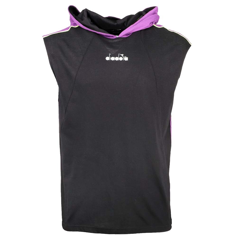 Diadora Be One Running Sleeveless Hooded Athletic T-Shirt Mens Size M  Casual To