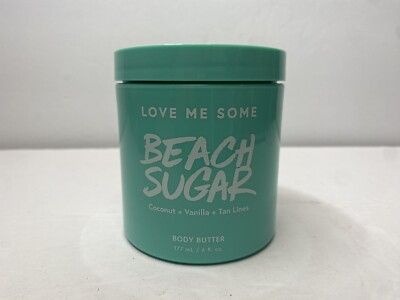 Love Me Some Beach Sugar Coconut + Vanilla + Tan Lines Body Butter   6 Fl Oz