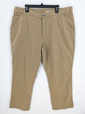 Carhartt Men's 42x30 Khaki Tan Relaxed Fit Rugged Flex Canvas Work Pants 102291