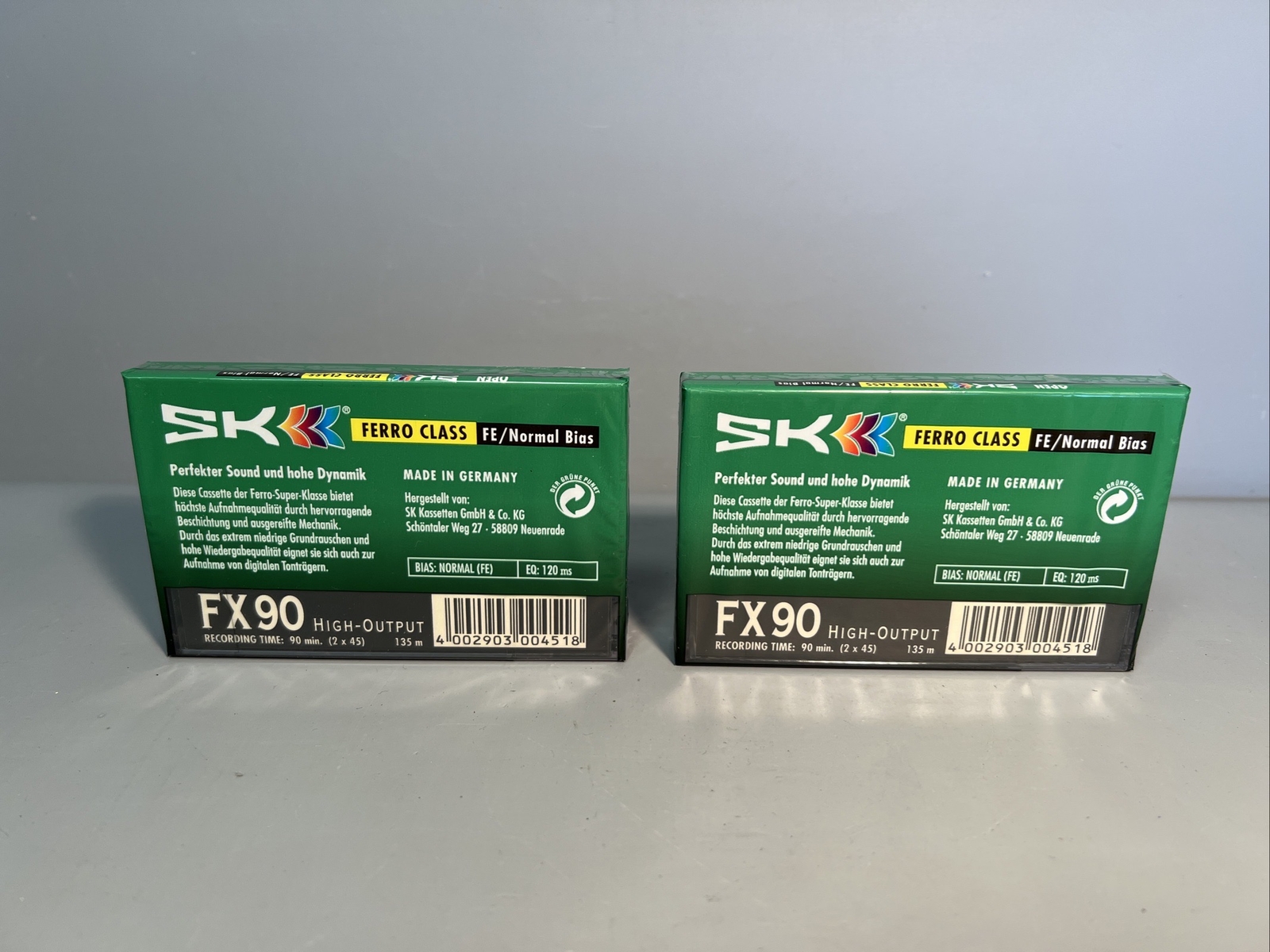Thumbnail - Sk & Sony | Audiocassette Fx Ii 90 Ferro & Hf 90 | Leerkasstetten | 3x