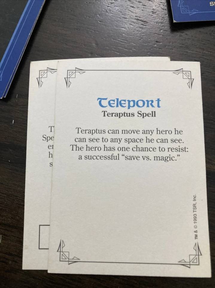 Dragon Strike Game #1400 - PLAYING CARDS (110) - TSR 1993 - Image 3 of 4