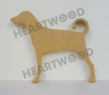 DOBERMAN DOG WITH TAIL SHAPE IN MDF (140mm x 18mm thick)