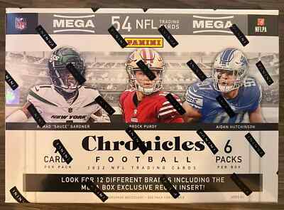 2022 Panini Chronicles NFL Football Factory Sealed Mega Box
