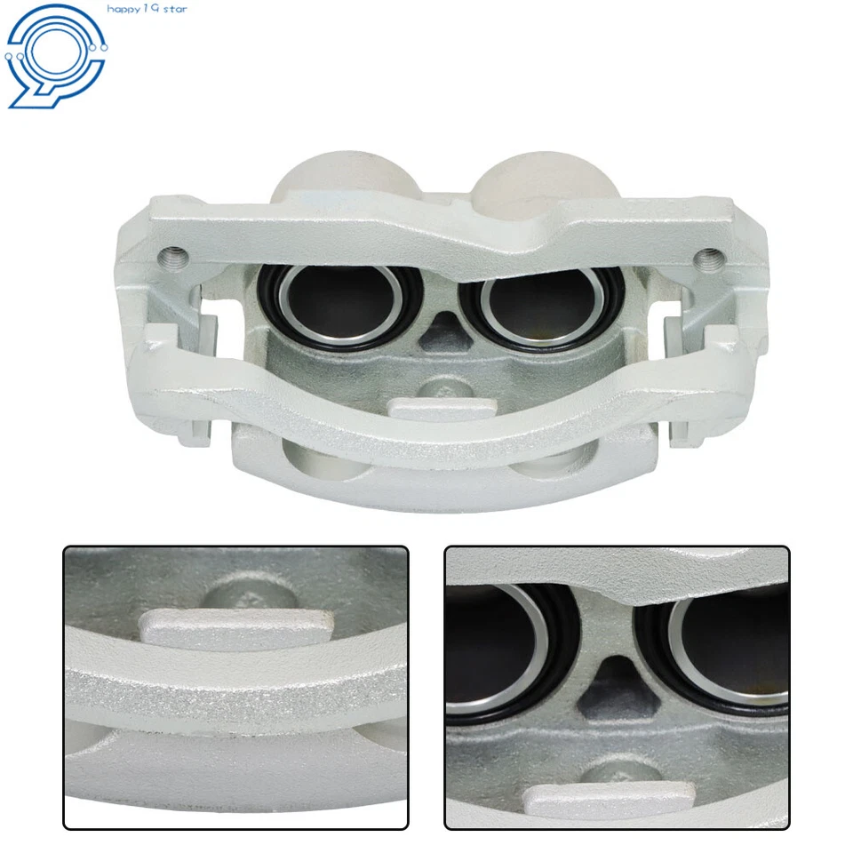 2x Front Brake Caliper w/Bracket for Chevrolet Silverado Express 3500 GMC Savana Foto 4 de 4