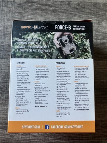 Spy Point Force B Buck Tracker Game New! - Picture 4 of 7