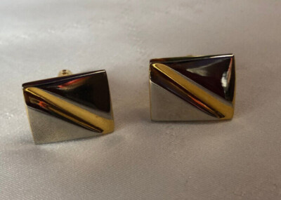 Collibri Cufflinks Gold Toned Excellent Condition C3