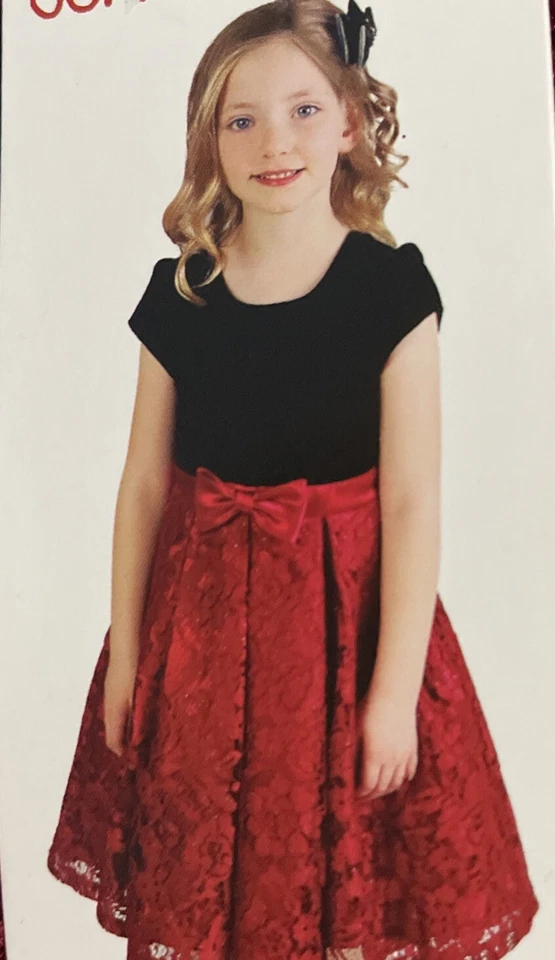 Jona Michelle 女孩连衣裙 | 尺寸 2T-12 | Col:紫色、绿色等 | 可爱孩子 — 第 4/4 张图片