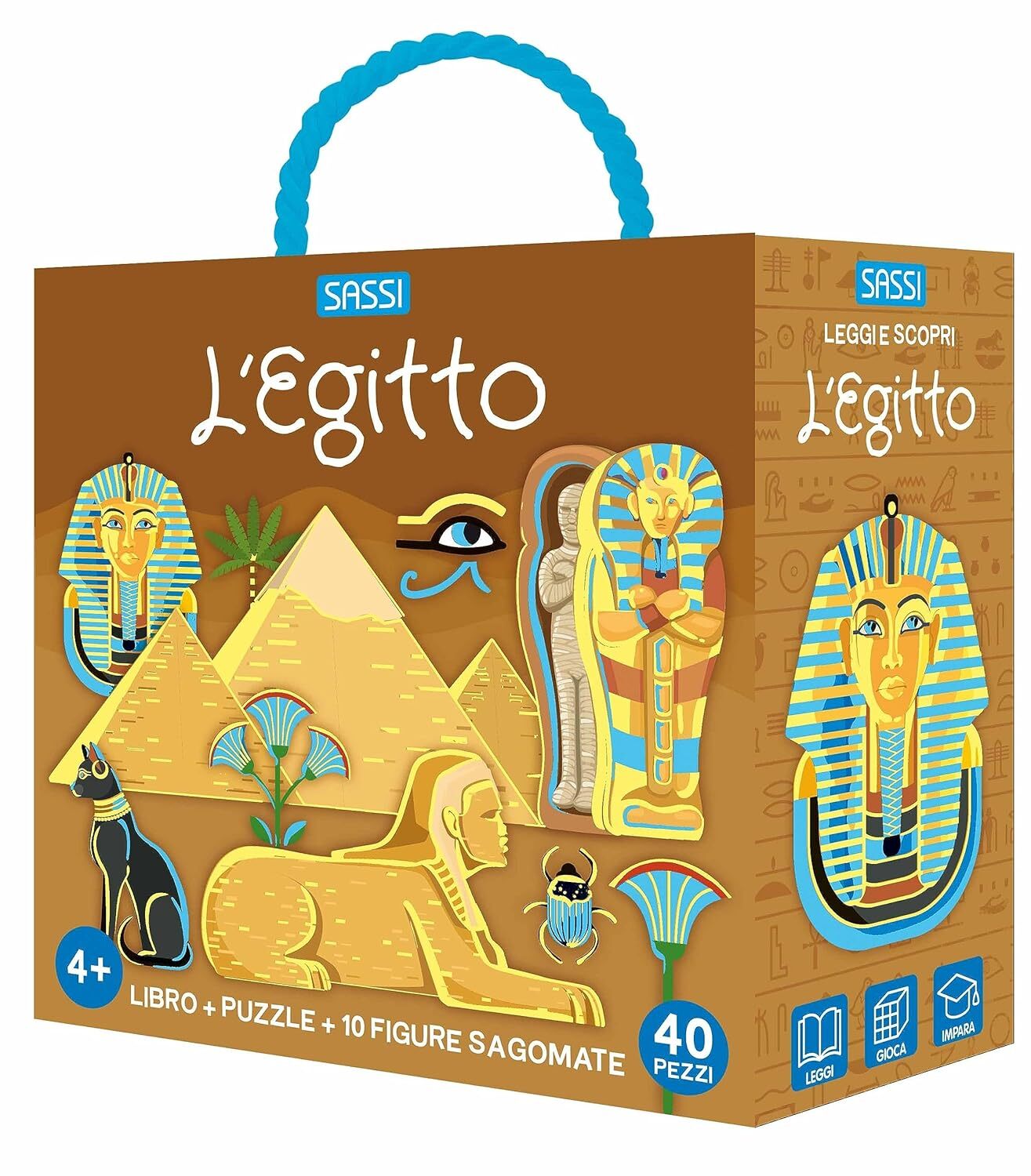9788830313729 L'Egitto. Q-box. Con puzzle - Matteo Gaule