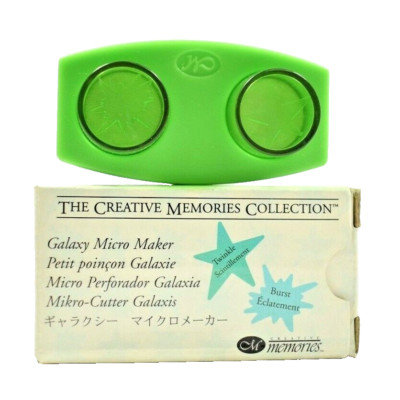 The Creative Memories Collection Galaxy Micro Maker Punch Burst and Twinkle New
