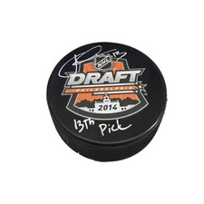 JAKUB VRANA Signed 2014 Draft puck - 13th Overall - Washington Capitals