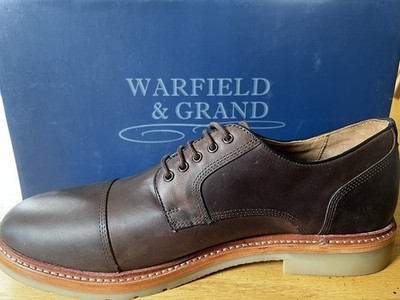 Men's Leather Dress Shoes - Warfield & Grand Gwin - Brown - Size 11-NEW With Box