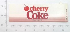 Vintage Coca-Cola Cherry Coke Vending Machine Flavor Strip SA 10 CCK 2DN