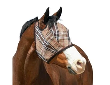 Kensington Fly Mask w/Web Trim Dual Ear Opening & Forelock Freedom Size: