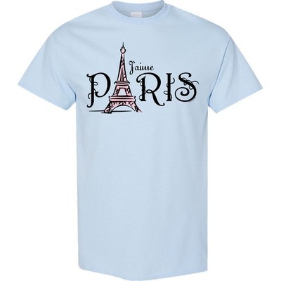 Inktastic J'aime Paris T-Shirt I Love Heart Eiffel Tower French Mens Clothing