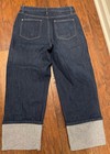 kate spade new york Women’s Dark Wash Blue Denim Straight Cuffed Jeans size 6 — photo 6