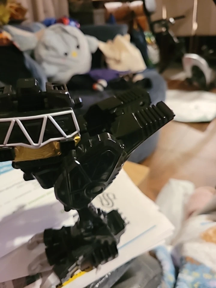 Power Rangers Dino Super Charge: Deluxe Negro T-Rex Zord - Completo *LEER Foto 3 de 4